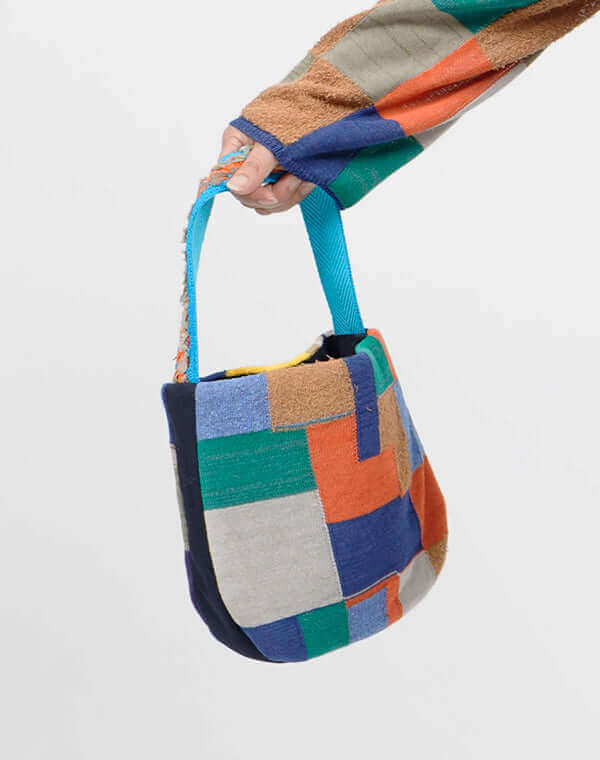 
                  
                    Load image into Gallery viewer, モザイク柄ハンドバッグ / BEH01035WA
                  
                