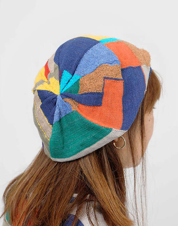 
                  
                    Load image into Gallery viewer, モザイク柄ニット帽 / BEH01033WA
                  
                