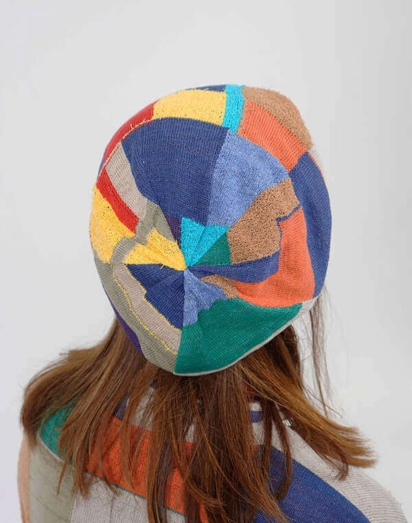 
                  
                    Load image into Gallery viewer, モザイク柄ニット帽 / BEH01033WA
                  
                