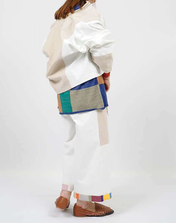 
                  
                    Load image into Gallery viewer, デニムパッチワークジャケット / BEH01084WA
                  
                