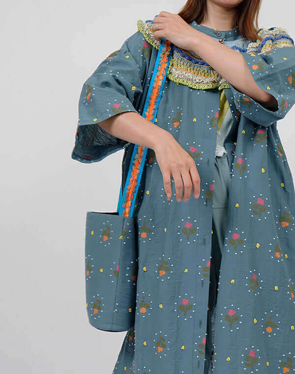 
                  
                    Load image into Gallery viewer, リズムフラワーバケツバッグ / BEH01078WA
                  
                