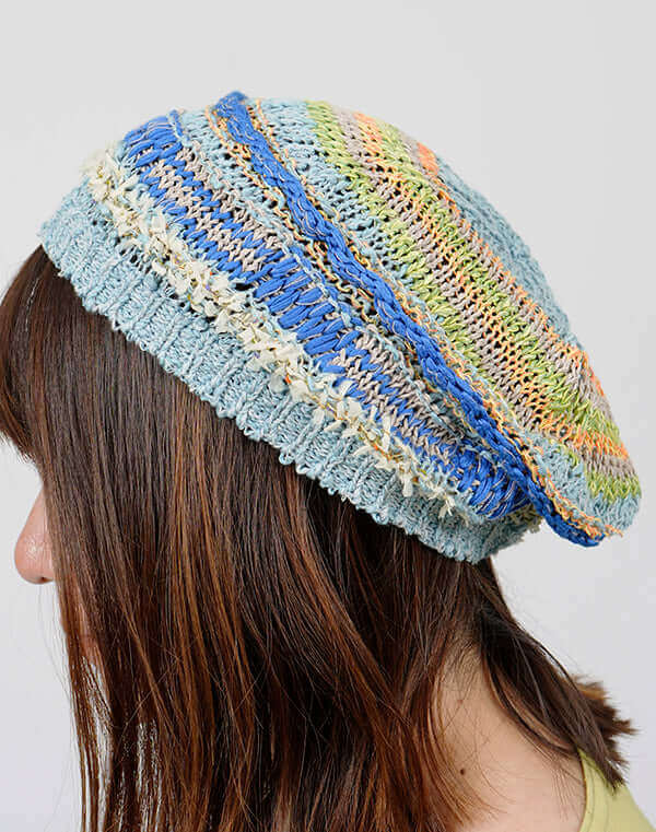 
                  
                    Load image into Gallery viewer, ウェーブレースニット帽 / BEH01044WA
                  
                