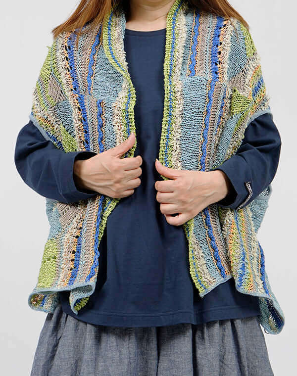 ウェーブレースニットベスト / BEH01040WA