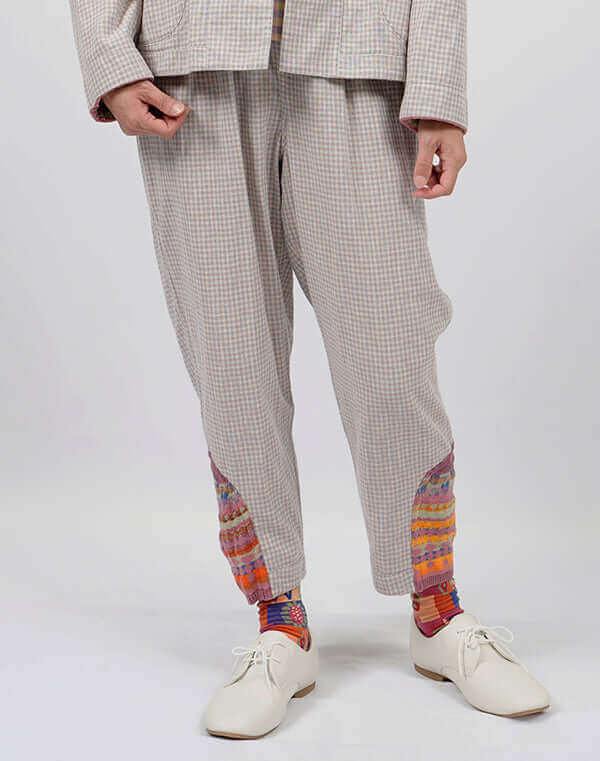 
                  
                    Load image into Gallery viewer, 綿麻リバーシブルテーパードパンツ / BEH01057WA
                  
                