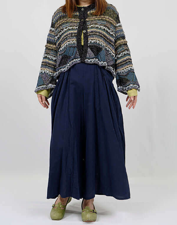 
                  
                    Load image into Gallery viewer, ウェーブレースニットカーディガン / BEH01041WA
                  
                