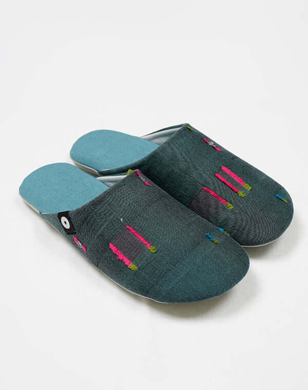 
                  
                    Load image into Gallery viewer, 【再入荷】《ABE HOME SHOES×GEA》綿麻Comfity オリジナルスリッパ - ドビー/ 903483253005
                  
                