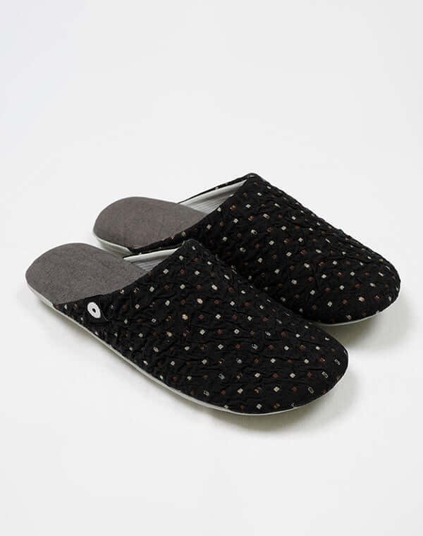 
                  
                    Load image into Gallery viewer, 【再入荷】《ABE HOME SHOES×GEA》綿麻Comfity オリジナルスリッパ - ドット / 903483253003
                  
                