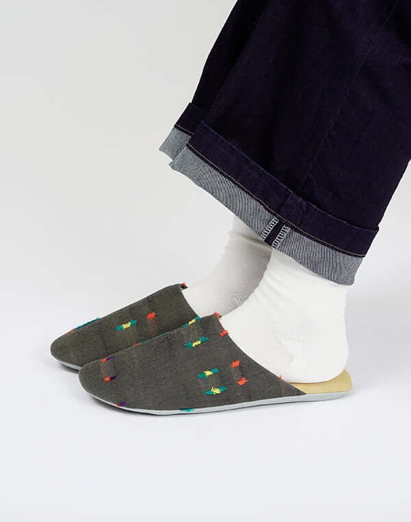 
                  
                    Load image into Gallery viewer, 【再入荷】《ABE HOME SHOES×GEA》綿麻Comfity オリジナルスリッパ - ドビー/ 903483253005
                  
                