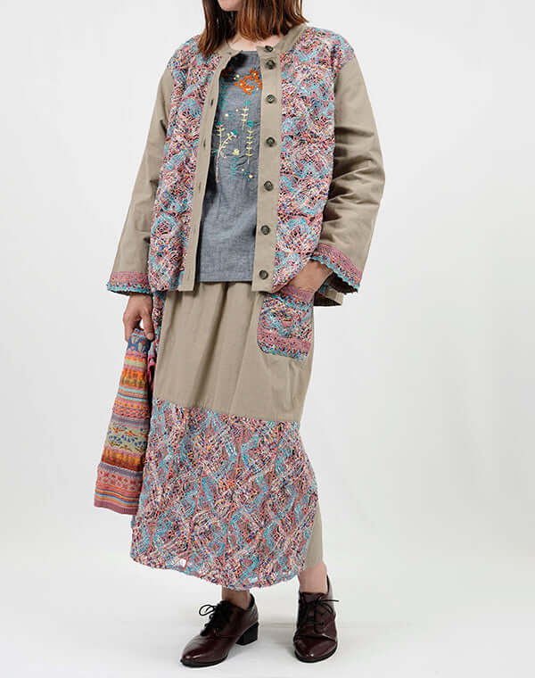 
                  
                    Load image into Gallery viewer, ファンシーレースジャケット / BEH01088WA
                  
                