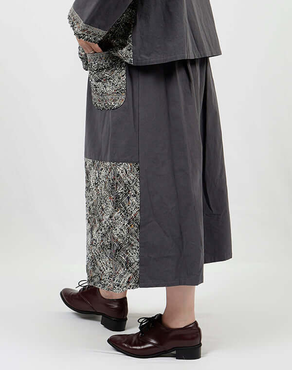 
                  
                    Load image into Gallery viewer, ファンシーレース切替スカート / BEH01089WA
                  
                