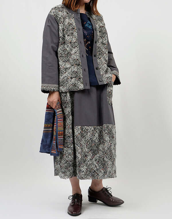 
                  
                    Load image into Gallery viewer, ファンシーレースジャケット / BEH01088WA
                  
                