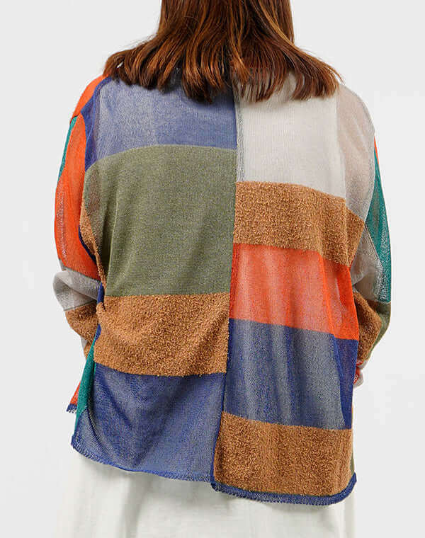 
                  
                    Load image into Gallery viewer, モザイク花柄カーディガン / BEH01027WA
                  
                