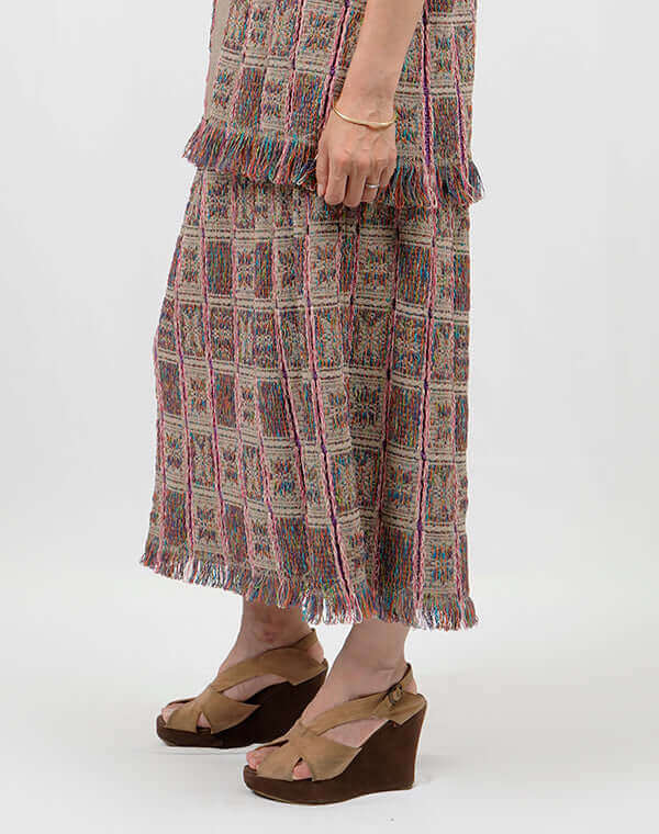 
                  
                    Load image into Gallery viewer, タイルインレイスカート / BEH01021WA
                  
                