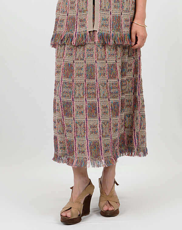 
                  
                    Load image into Gallery viewer, タイルインレイスカート / BEH01021WA
                  
                