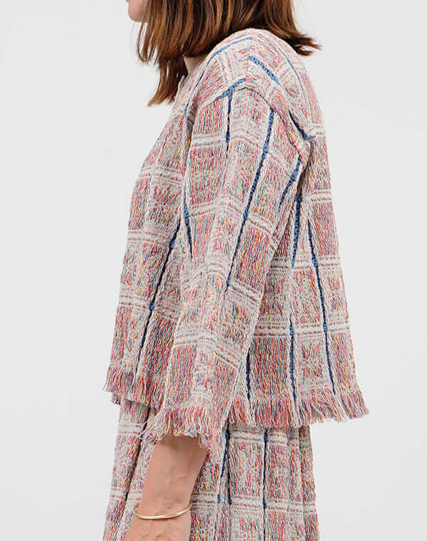 
                  
                    Load image into Gallery viewer, タイルインレイカーディガン / BEH01019WA
                  
                