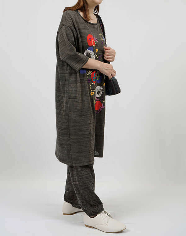 
                  
                    Load image into Gallery viewer, あわ刺繍ワンピース / BEH01012WA
                  
                