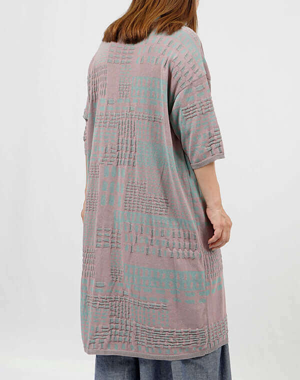 
                  
                    Load image into Gallery viewer, ステッチインターシャワンピース / BEH01023WA
                  
                