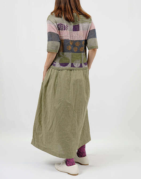 
                  
                    Load image into Gallery viewer, フルーツ柄切替ワンピース / BEH01037WA
                  
                