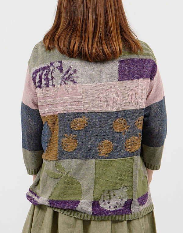 
                  
                    Load image into Gallery viewer, フルーツ柄カーディガン / BEH01038WA
                  
                