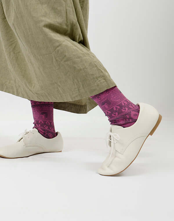 リバーシブルニットレースレギンス / BEH01118WA