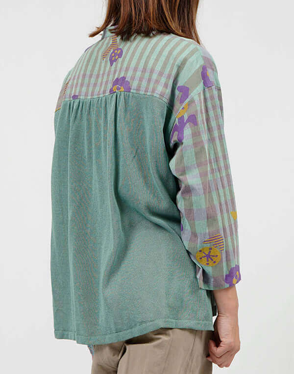 
                  
                    Load image into Gallery viewer, つぼみチェックシャツジャケット / BEH01065WA
                  
                