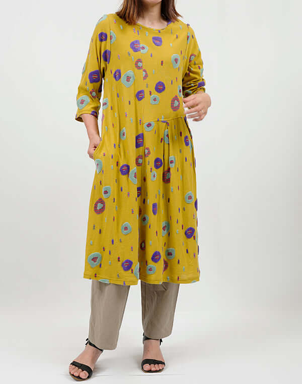 ポピーシードジャージー切替ワンピース / BEH01097WA