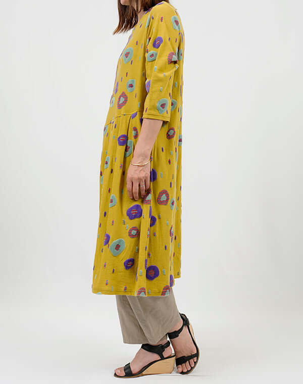 
                  
                    Load image into Gallery viewer, ポピーシードジャージー切替ワンピース / BEH01097WA
                  
                