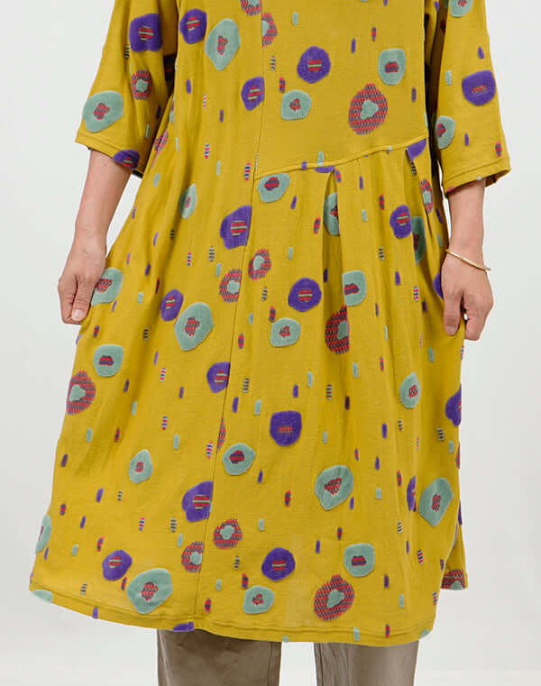 
                  
                    Load image into Gallery viewer, ポピーシードジャージー切替ワンピース / BEH01097WA
                  
                