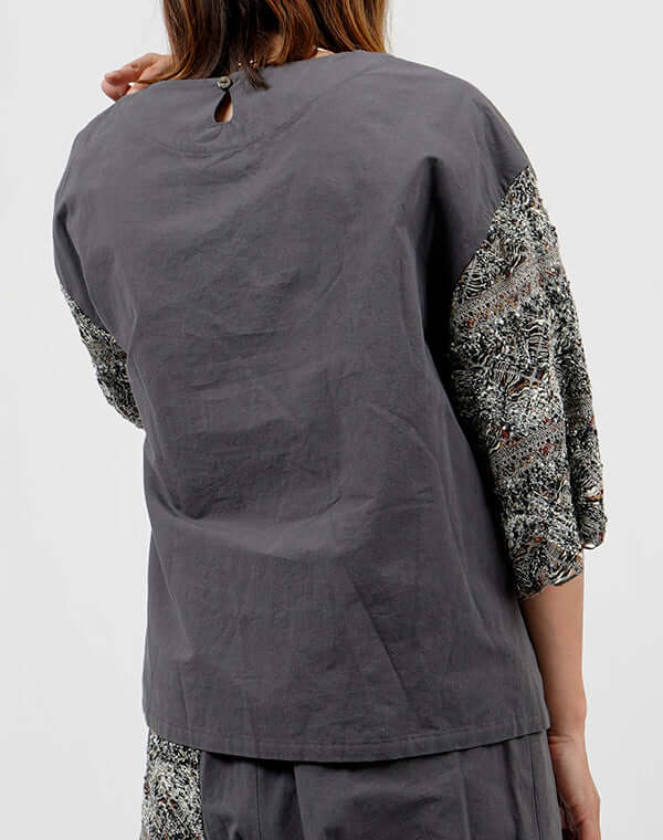 
                  
                    Load image into Gallery viewer, ファンシーレースブラウス / BEH01087WA
                  
                