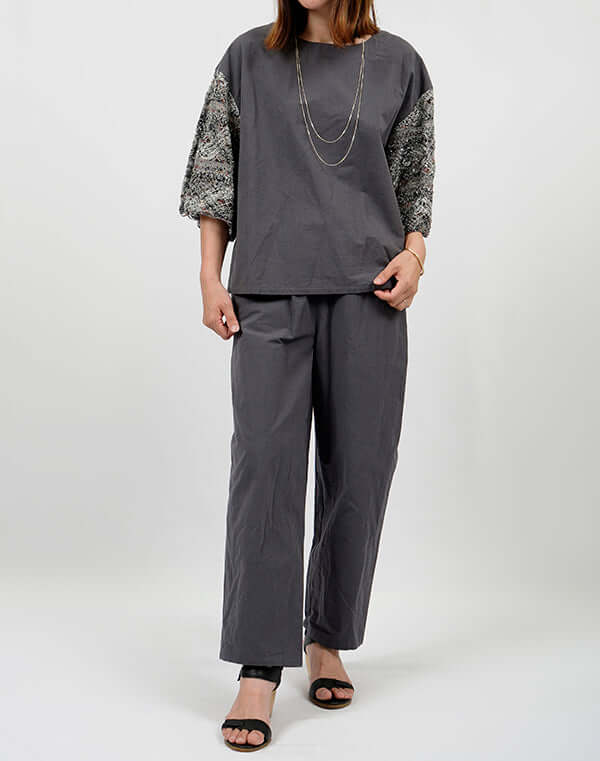 
                  
                    Load image into Gallery viewer, ファンシーレースポケットパンツ / BEH01090WA
                  
                