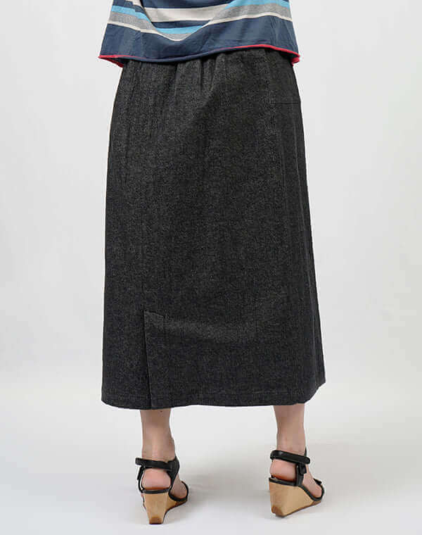 
                  
                    Load image into Gallery viewer, デニムパッチワークスカート / BEH01085WA
                  
                