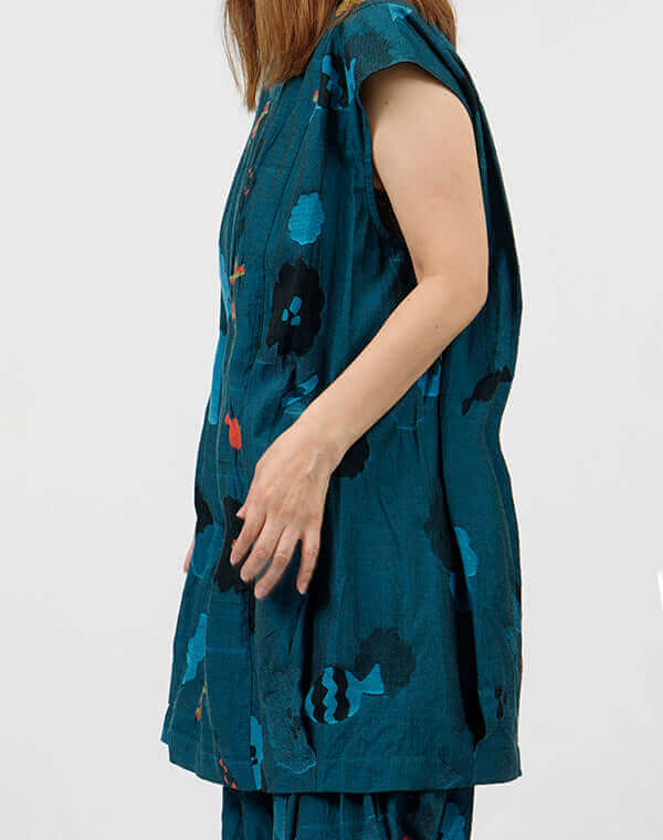 
                  
                    Load image into Gallery viewer, ビスケットシャーリングチュニックベスト / BEH01059WA
                  
                