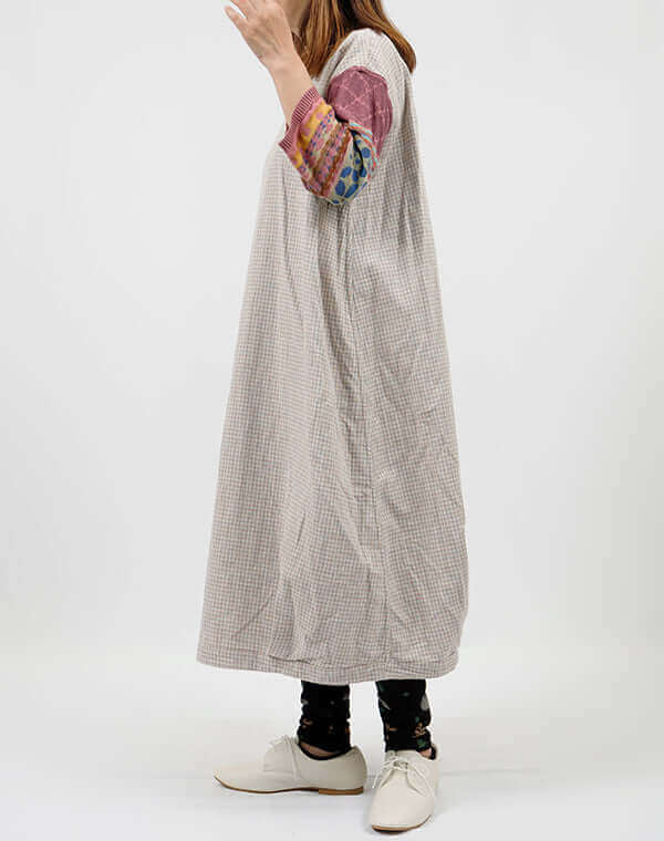 
                  
                    Load image into Gallery viewer, 綿麻リバーシブルワンピース / BEH01053WA
                  
                