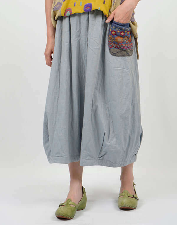 
                  
                    Load image into Gallery viewer, 綿麻リバーシブルバルーンスカート / BEH01056WA
                  
                