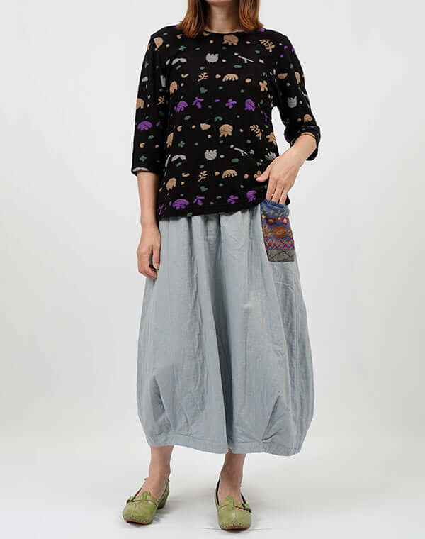 
                  
                    Load image into Gallery viewer, ガーデン柄ジャージープルオーバー / BEH01100WA
                  
                