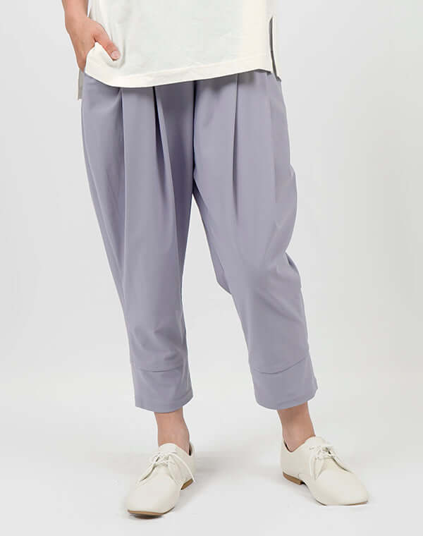 
                  
                    Load image into Gallery viewer, ストレッチジャージータックギャザーパンツ / BEH01112WA
                  
                