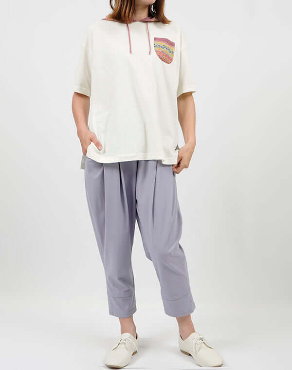 
                  
                    Load image into Gallery viewer, ジャカードニットフーディーチュニック / BEH01107WA
                  
                