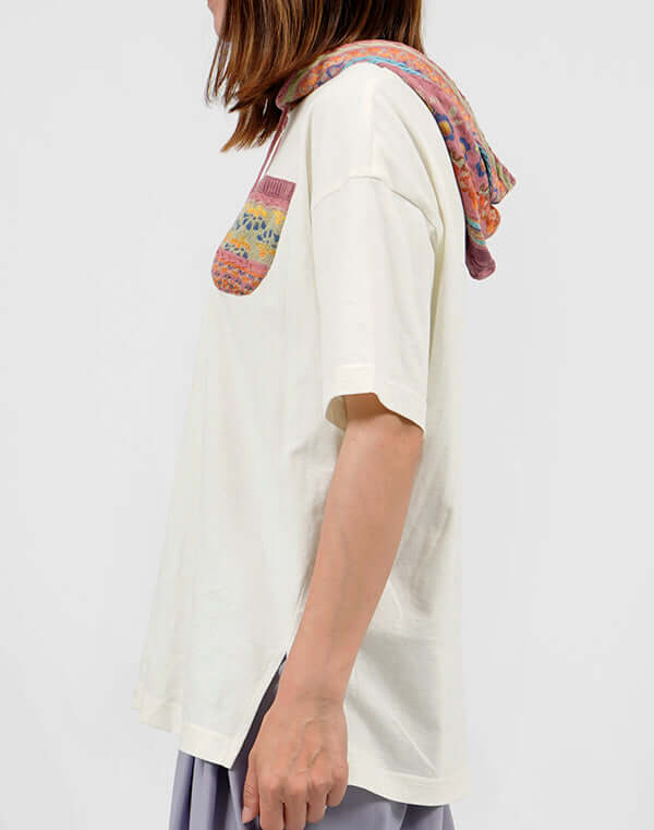 
                  
                    Load image into Gallery viewer, ジャカードニットフーディーチュニック / BEH01107WA
                  
                