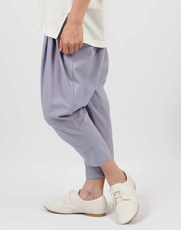 
                  
                    Load image into Gallery viewer, ストレッチジャージータックギャザーパンツ / BEH01112WA
                  
                