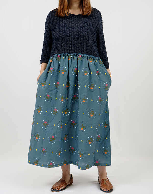 リズムフラワー切替ワンピース / BEH01074WA