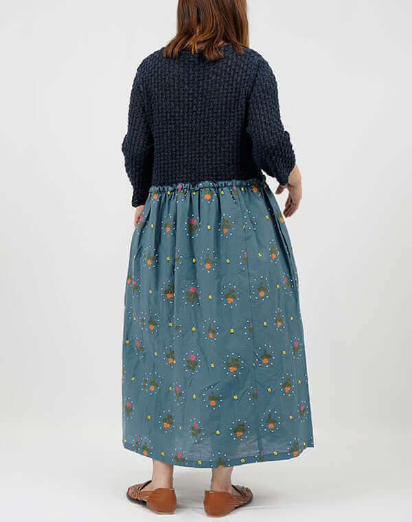 
                  
                    Load image into Gallery viewer, リズムフラワー切替ワンピース / BEH01074WA
                  
                