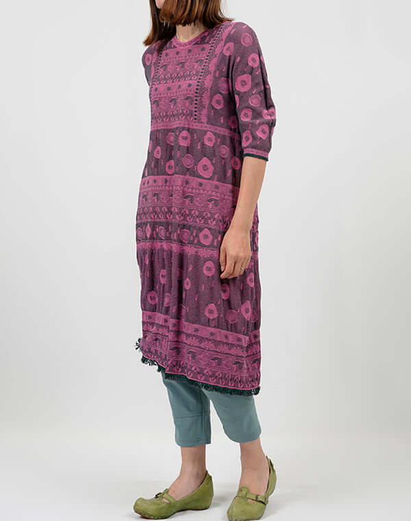 
                  
                    Load image into Gallery viewer, リバーシブルニットレースワンピース / BEH01117WA
                  
                