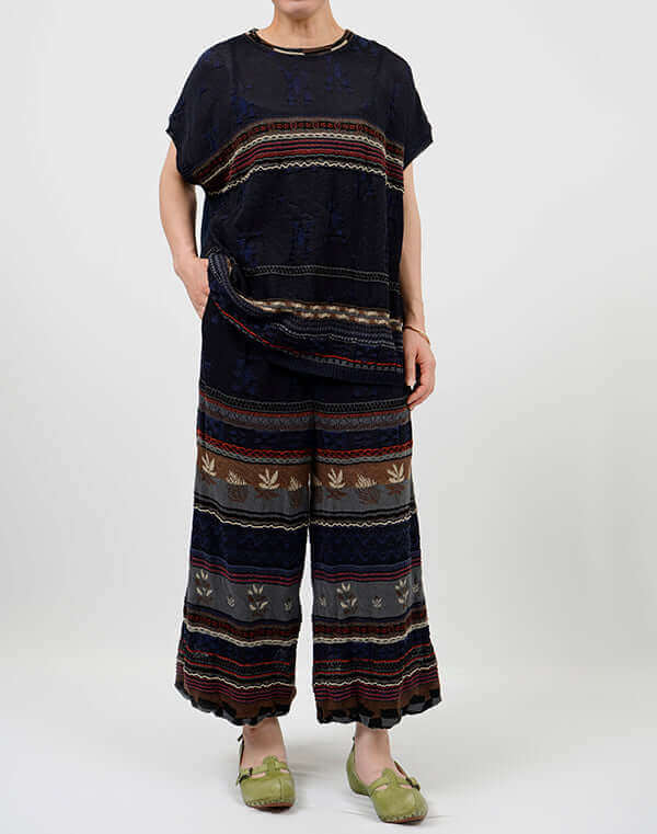 
                  
                    Load image into Gallery viewer, 綿麻ジャージーニットドッキングベスト / BEH07070WA
                  
                