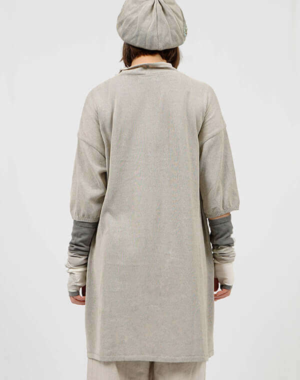 
                  
                    Load image into Gallery viewer, メシィカフェ柄刺繍入りチュニック / BEH07009WA
                  
                