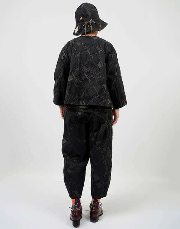 
                  
                    Load image into Gallery viewer, ガーデニング柄ニット使いジャケット / BEH07047WA
                  
                