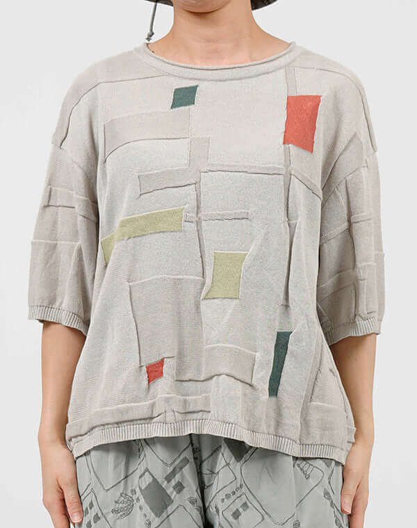 
                  
                    Load image into Gallery viewer, メイズ柄プルオーバー / BEH07023WA
                  
                