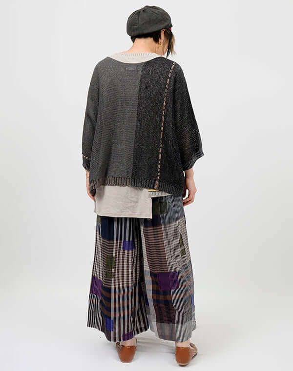 
                  
                    Load image into Gallery viewer, ミックスポケット柄2WAY プルオーバー / BEH07020WA
                  
                