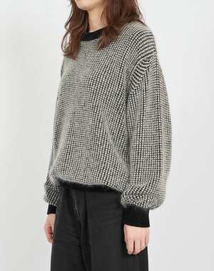 
                  
                    Load image into Gallery viewer, Mohair Waffle Crewneck / BCF21609UA
                  
                