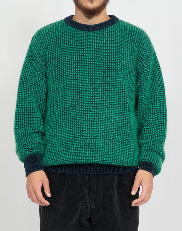 
                  
                    Load image into Gallery viewer, Mohair Waffle Crewneck / BCF21609UA
                  
                