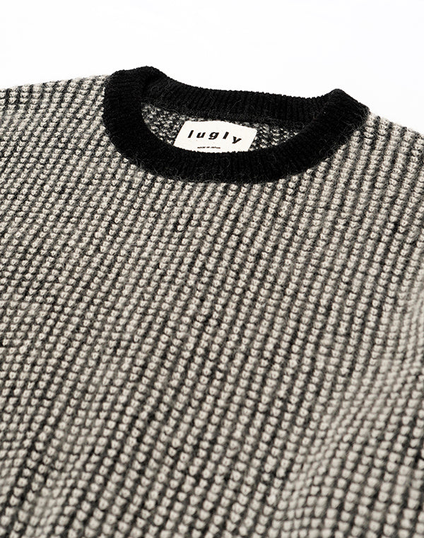 
                  
                    Load image into Gallery viewer, Mohair Waffle Crewneck / BCF21609UA
                  
                